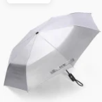 silver coating fabric umbrella in 2024